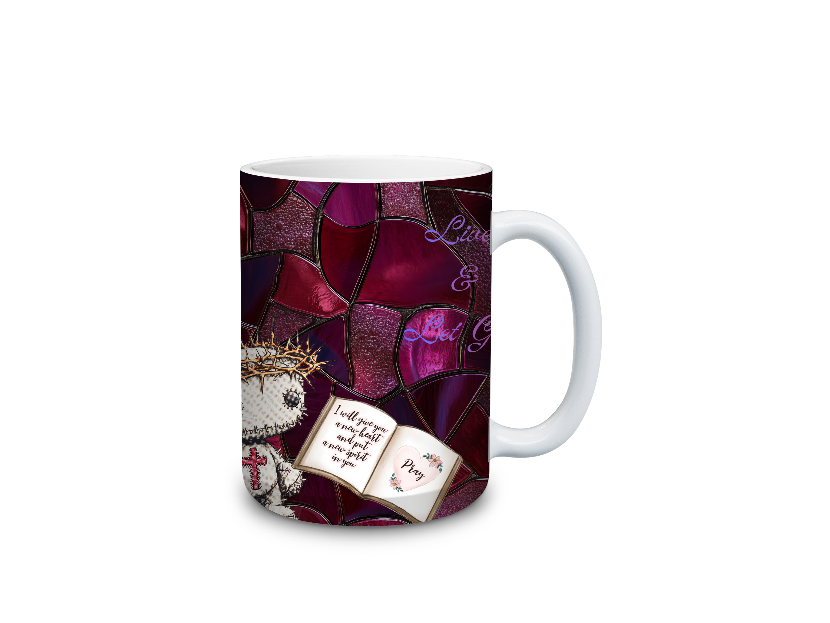 "Live & Let God" Coffee Mug