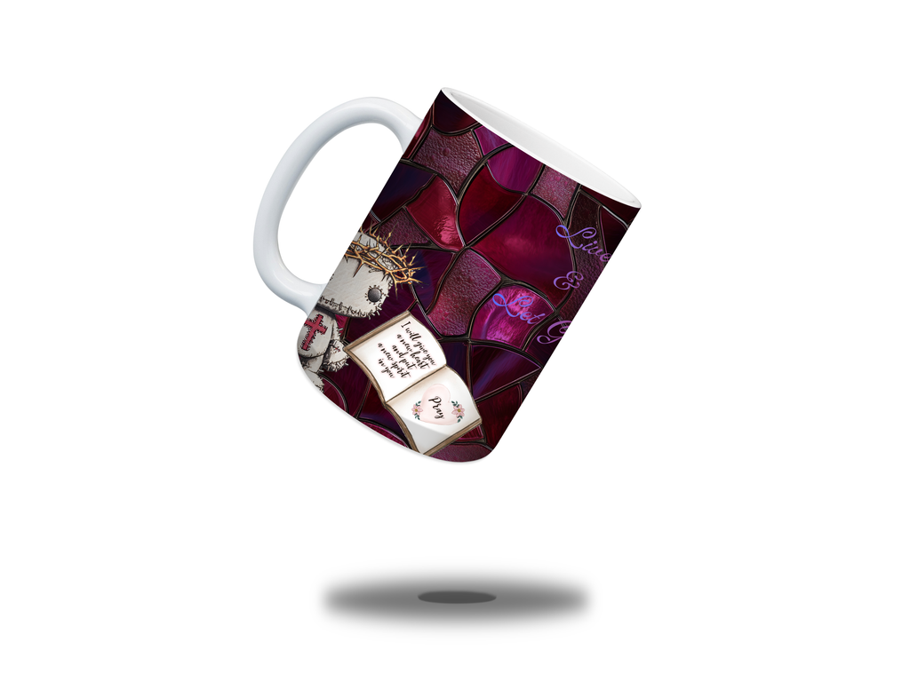 "Live & Let God" Coffee Mug