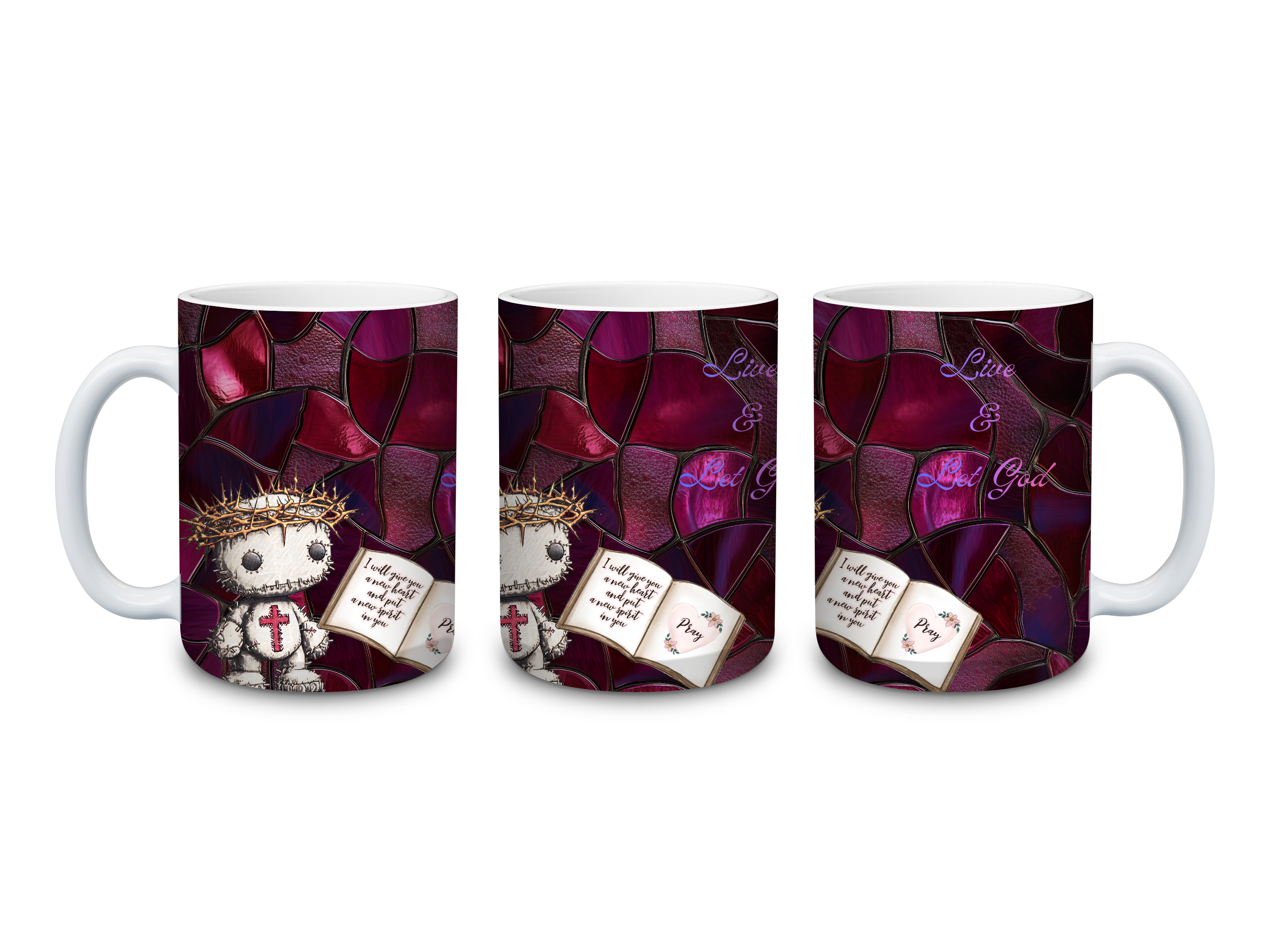 "Live & Let God" Coffee Mug