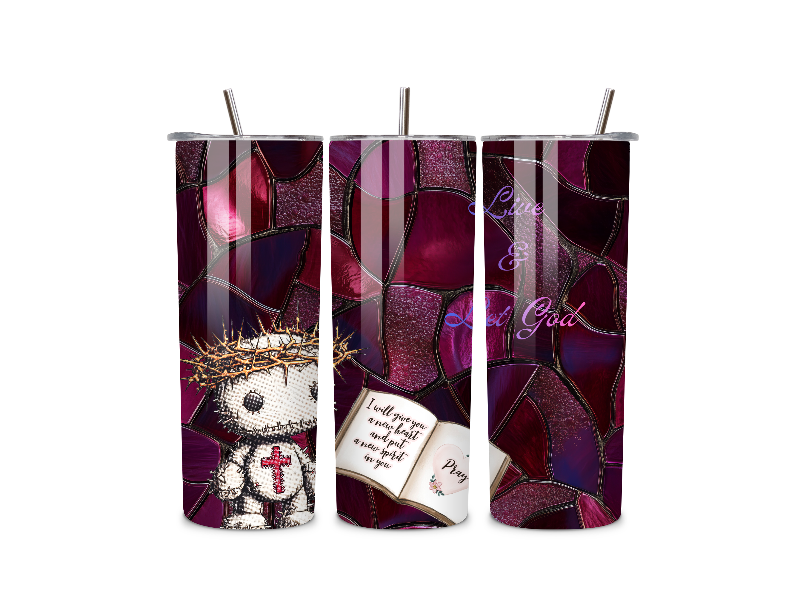 "Live & Let God" Tumbler