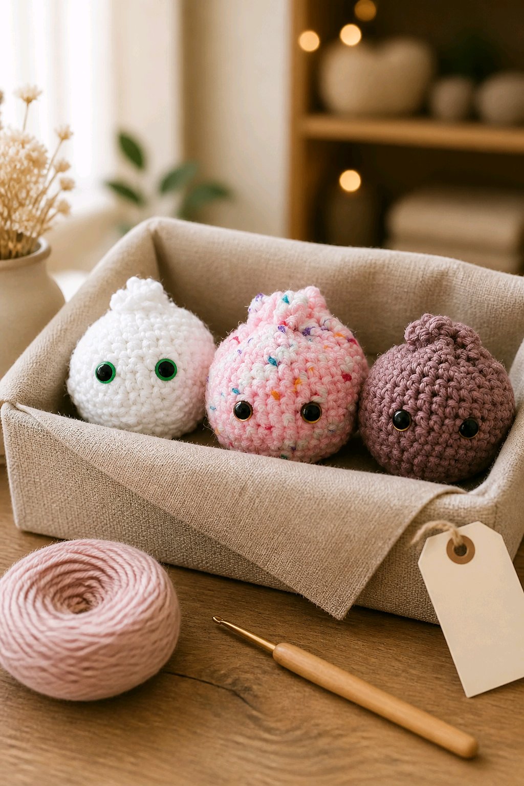 Handmade Crocheted Dumplings