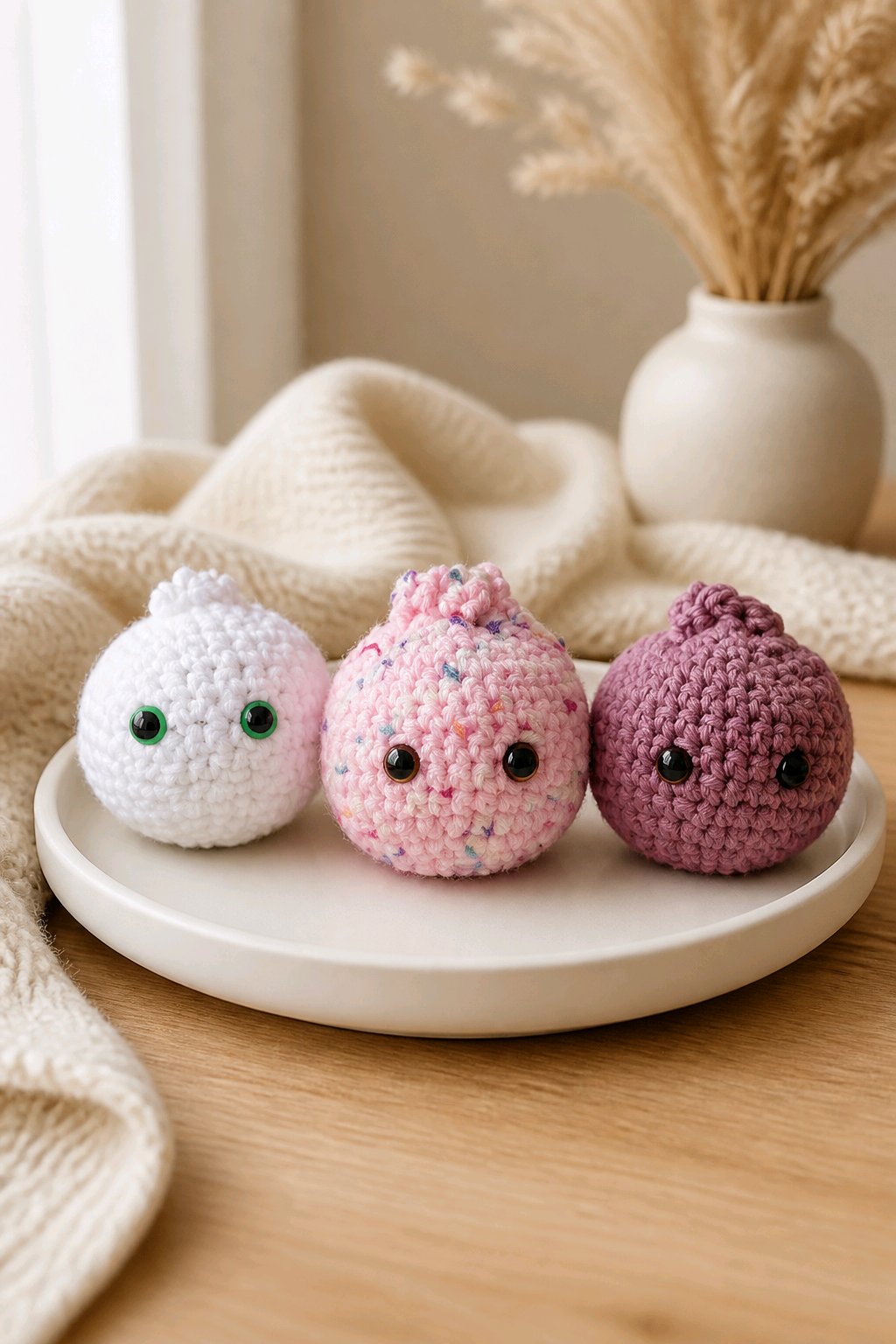 Handmade Crocheted Dumplings