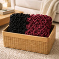 Red and Black Handmade Baby Blanket