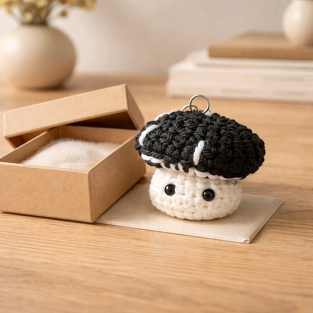 Mushroom Keychains